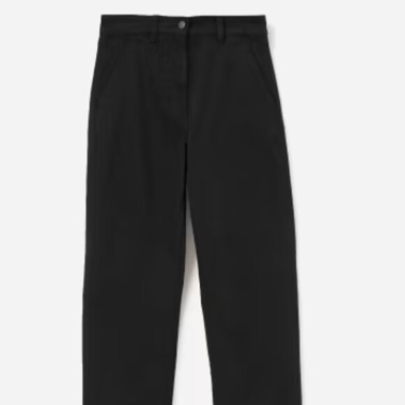 Everlane Black The Straight-Leg Crop - Picture 1 of 4